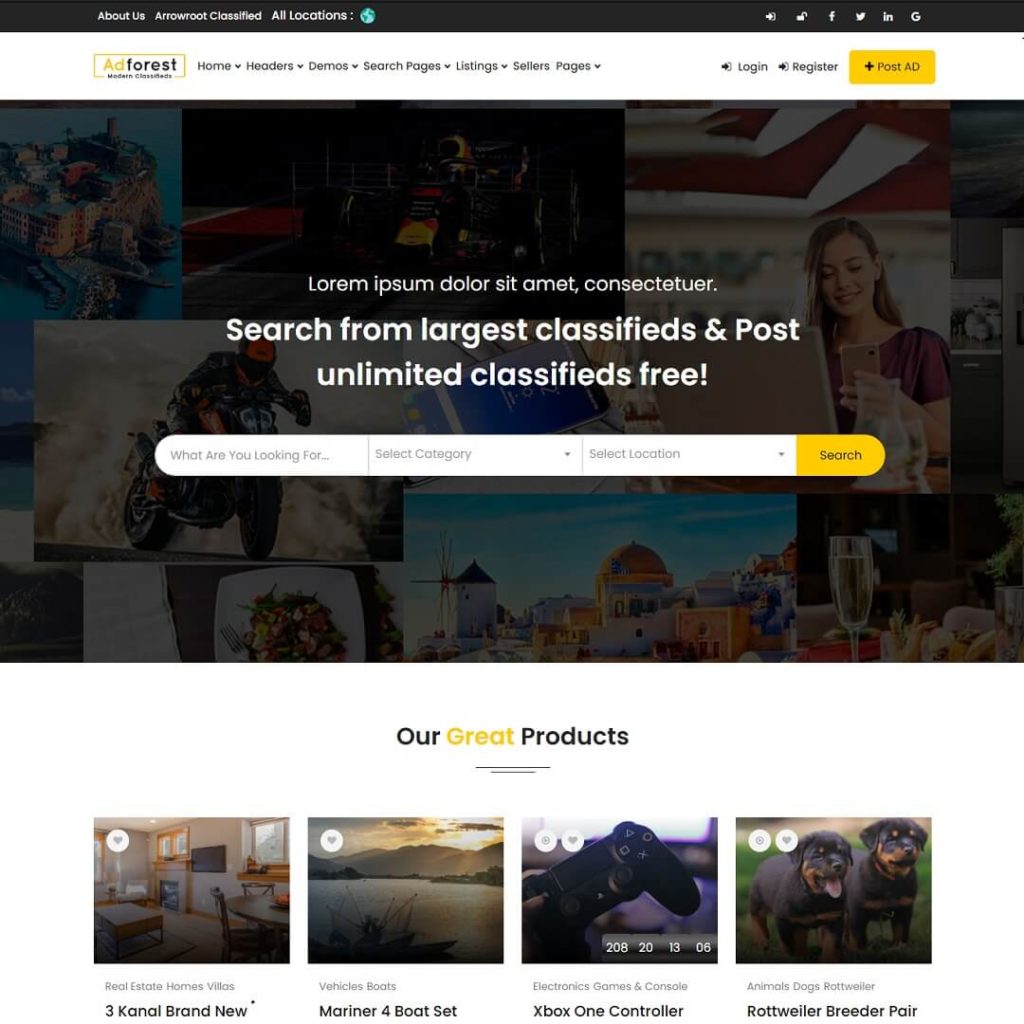 AdForest – WordPress Directory Theme