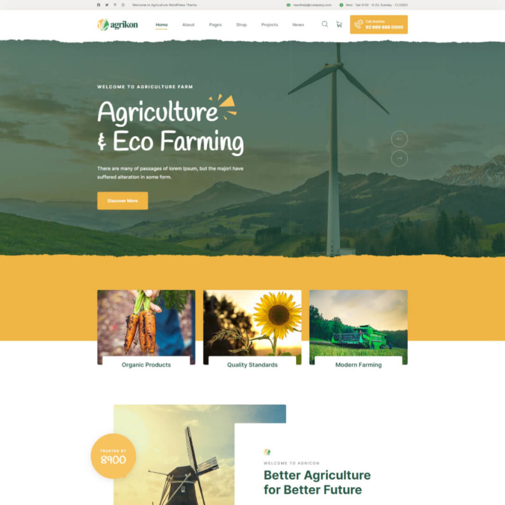 Agrikon - WooCommerce Theme