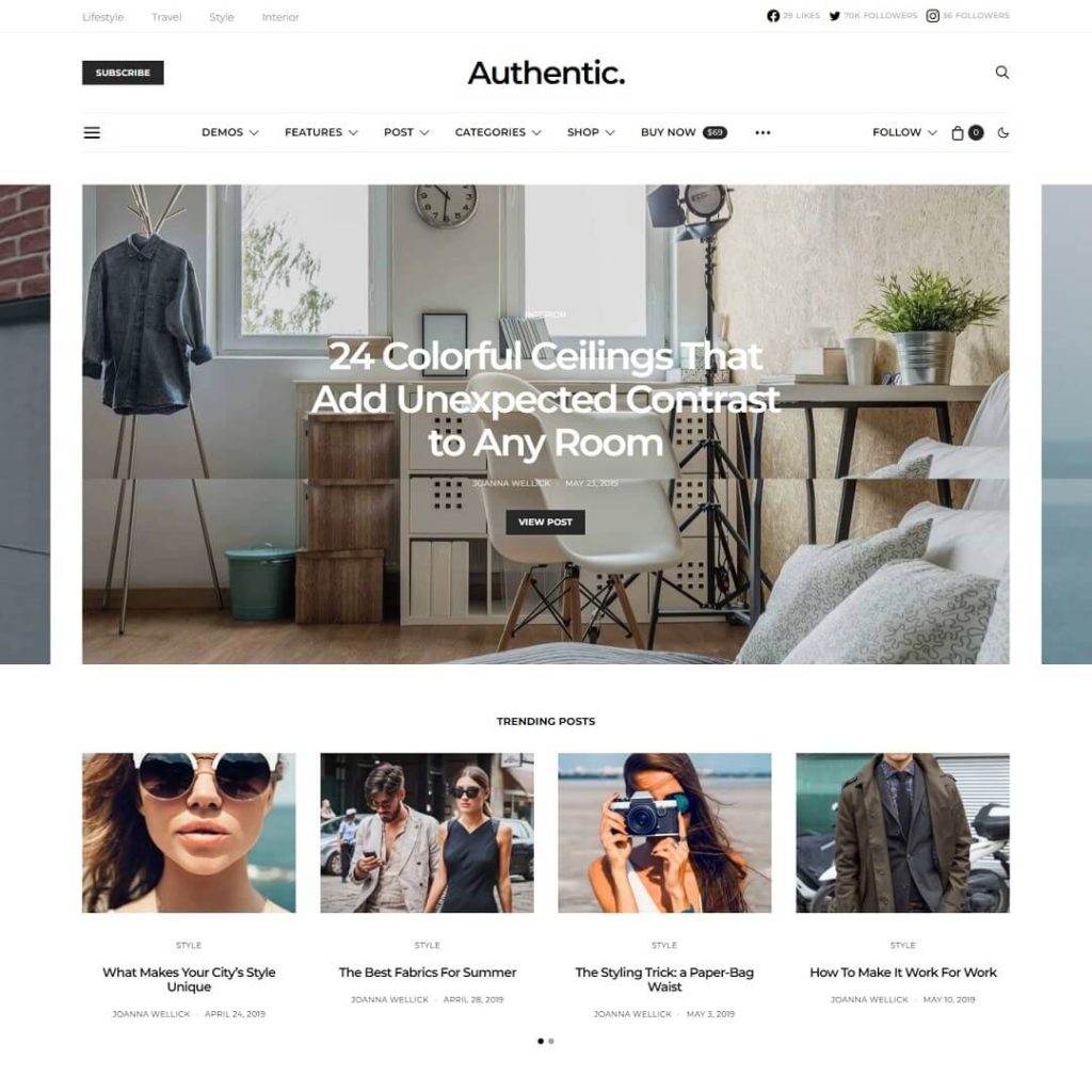 WordPress Blog Theme For Content Marketing