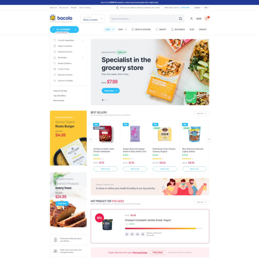 Bacola - WooCommerce Theme