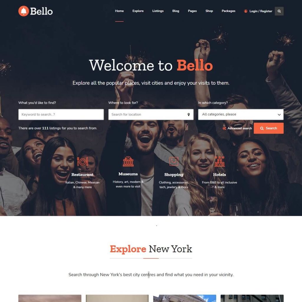 Bello - WordPress Directory Theme