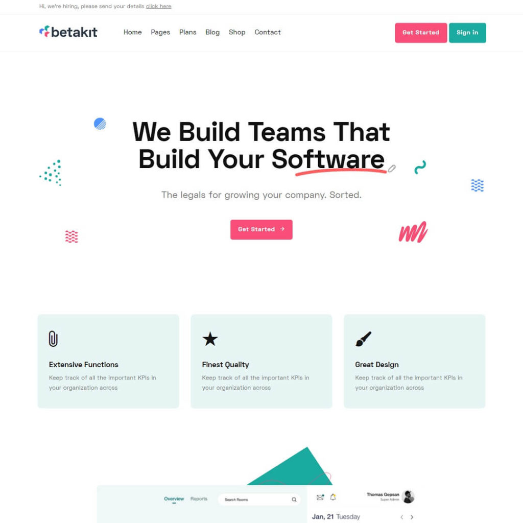 Betakit - Startup Marketing Agency WordPress Themes