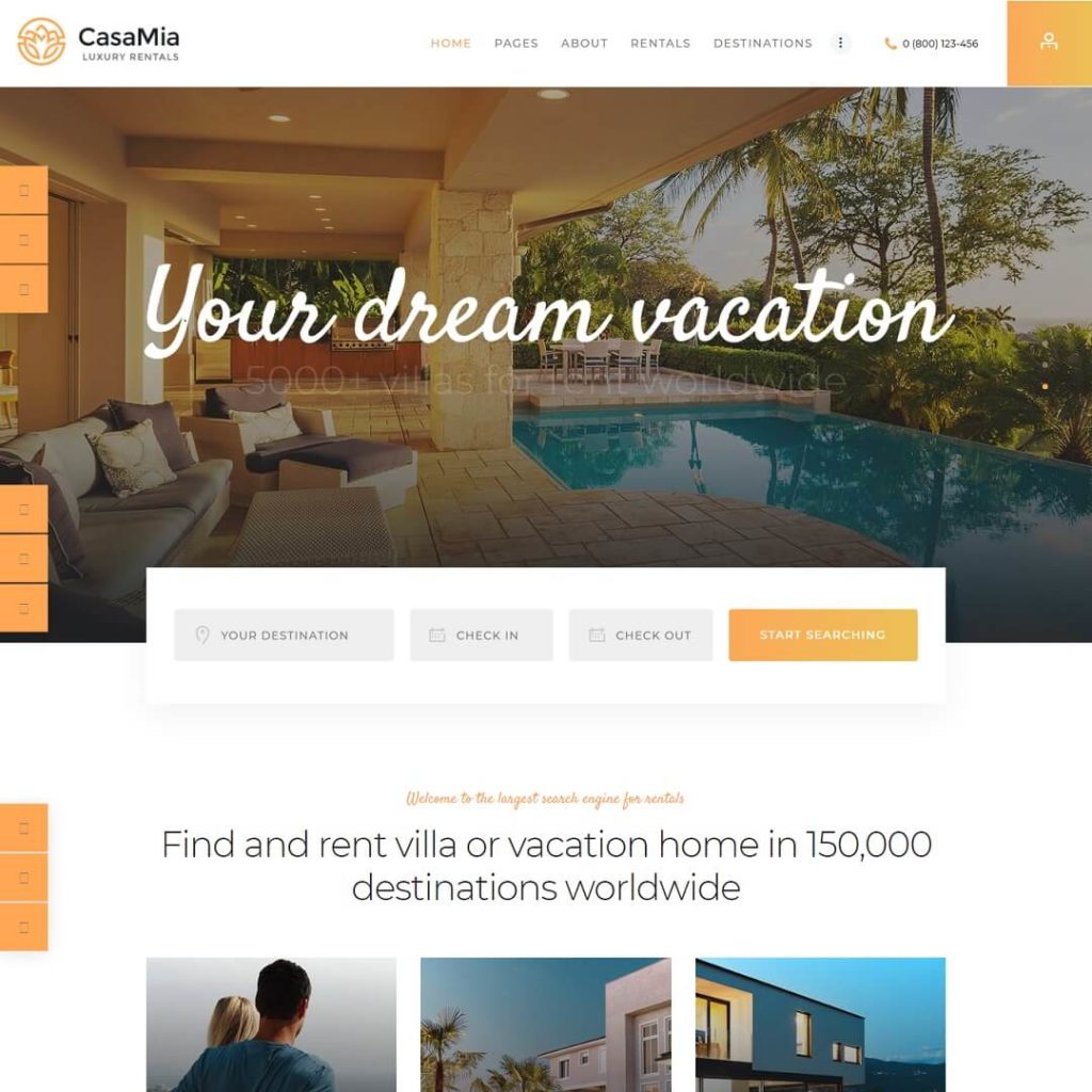 CasaMia - Real Estate WordPress theme