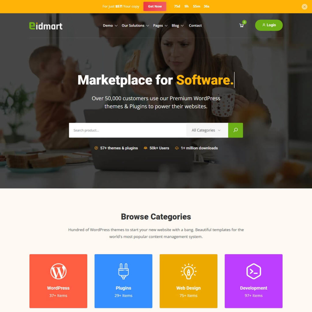 Eidmart - WordPress Video Theme