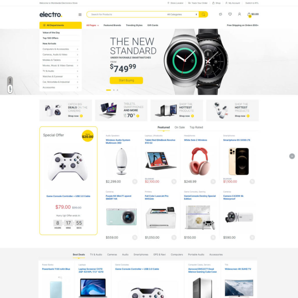 Electro - Electronics Ecommerce Store