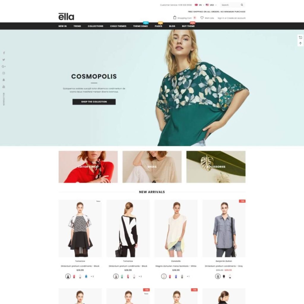 Ella - Shopify Fashion Theme