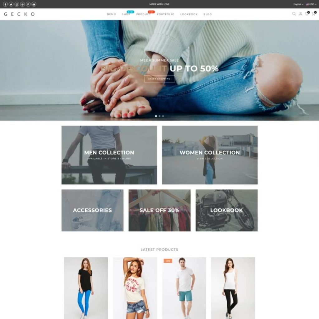 Gecko - Shopify Fashion Theme