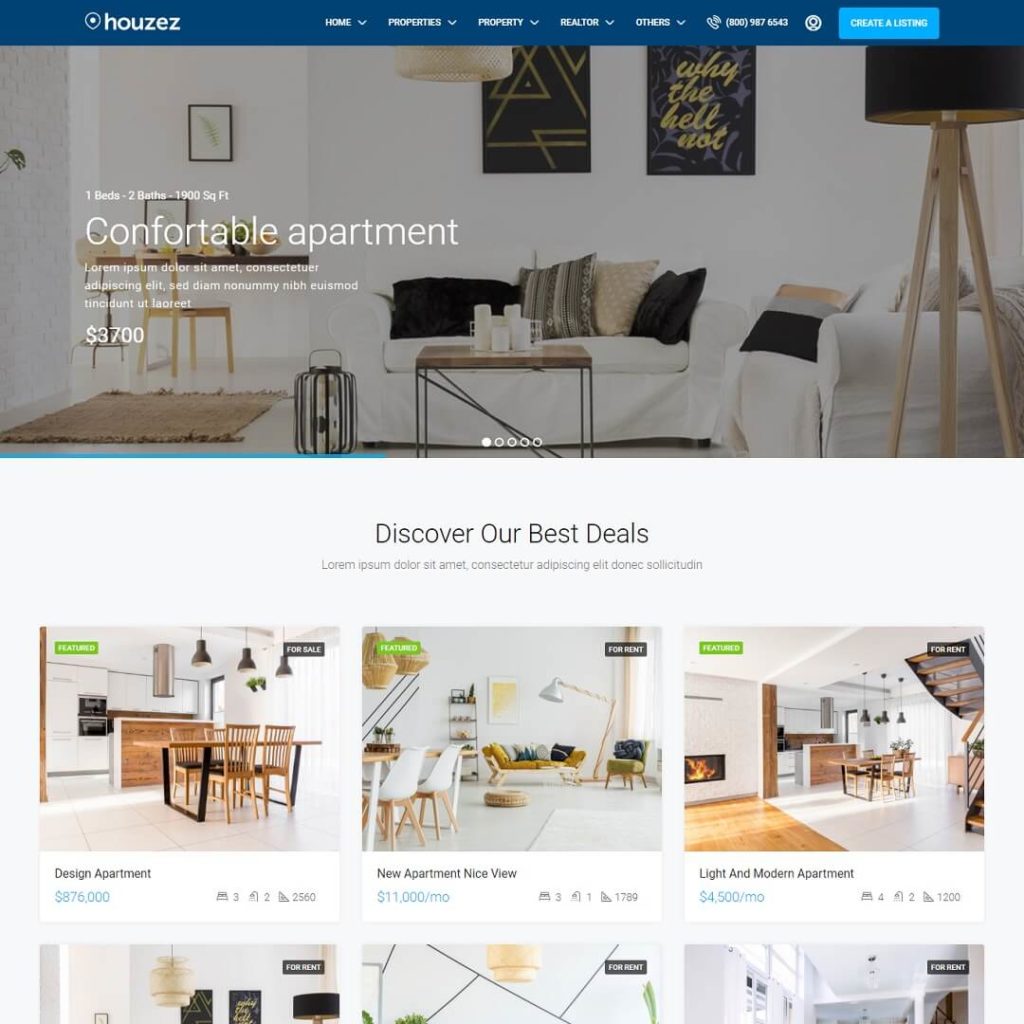 Real Estate Agency WordPress Theme