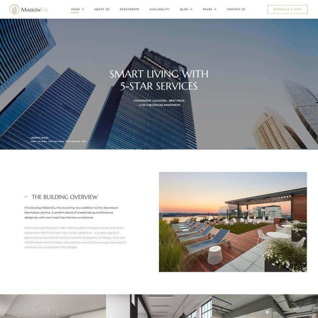 Single Property and Real Estate Agency WordPress Theme