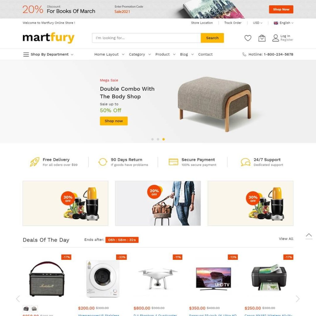 Martfury - Magento Theme For Ecommerce Business