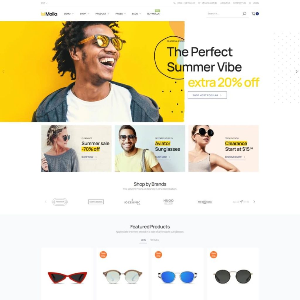 Molla – Multipurpose Responsive Shopify Theme