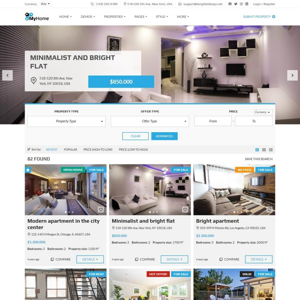 Real Estate Agency WordPress