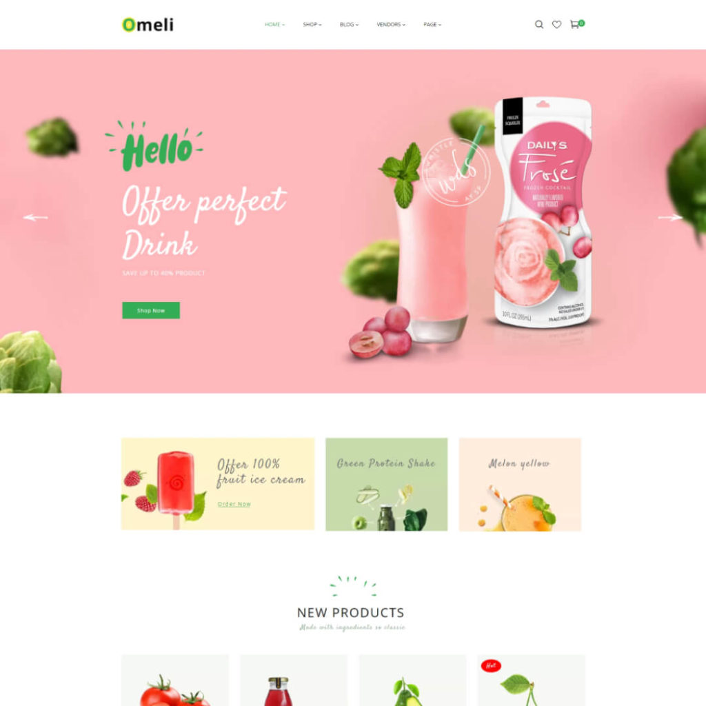 Omeli - WooCommerce Theme