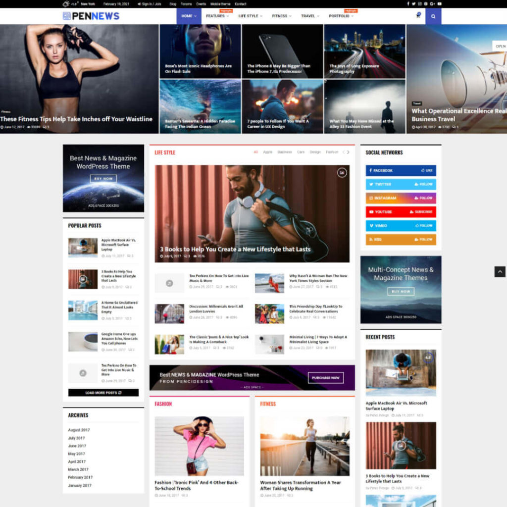 PenNews Magazine WordPress Theme