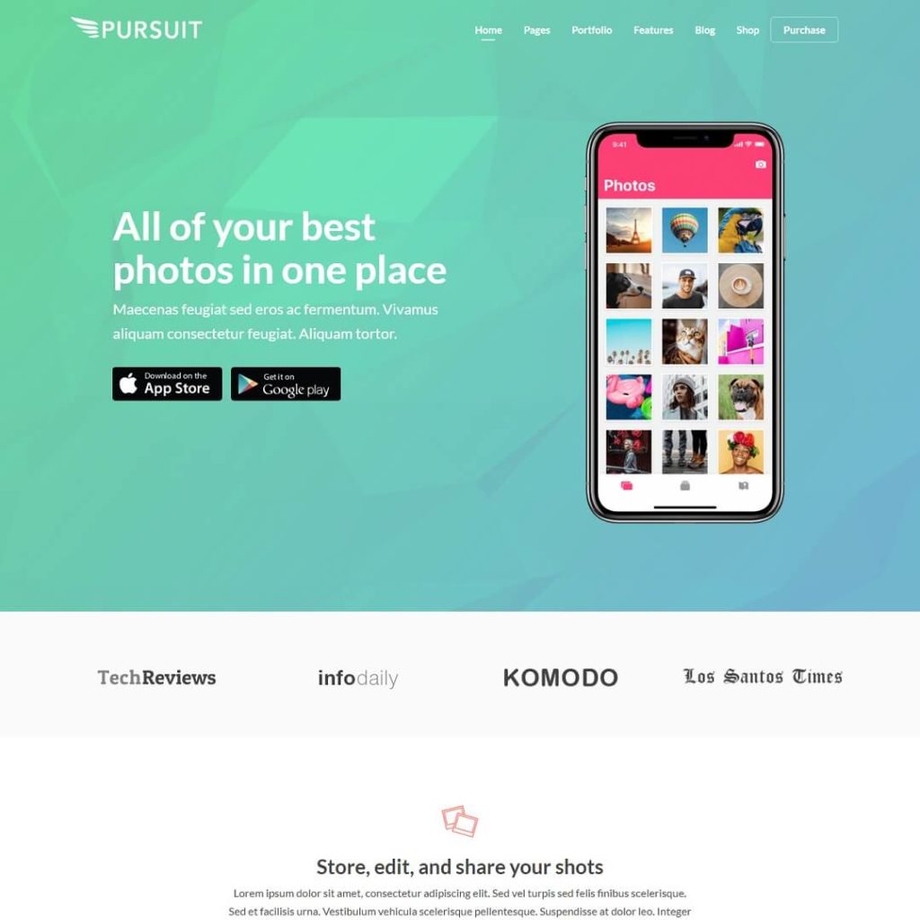 Pursuit - Startup Agency WordPress Theme