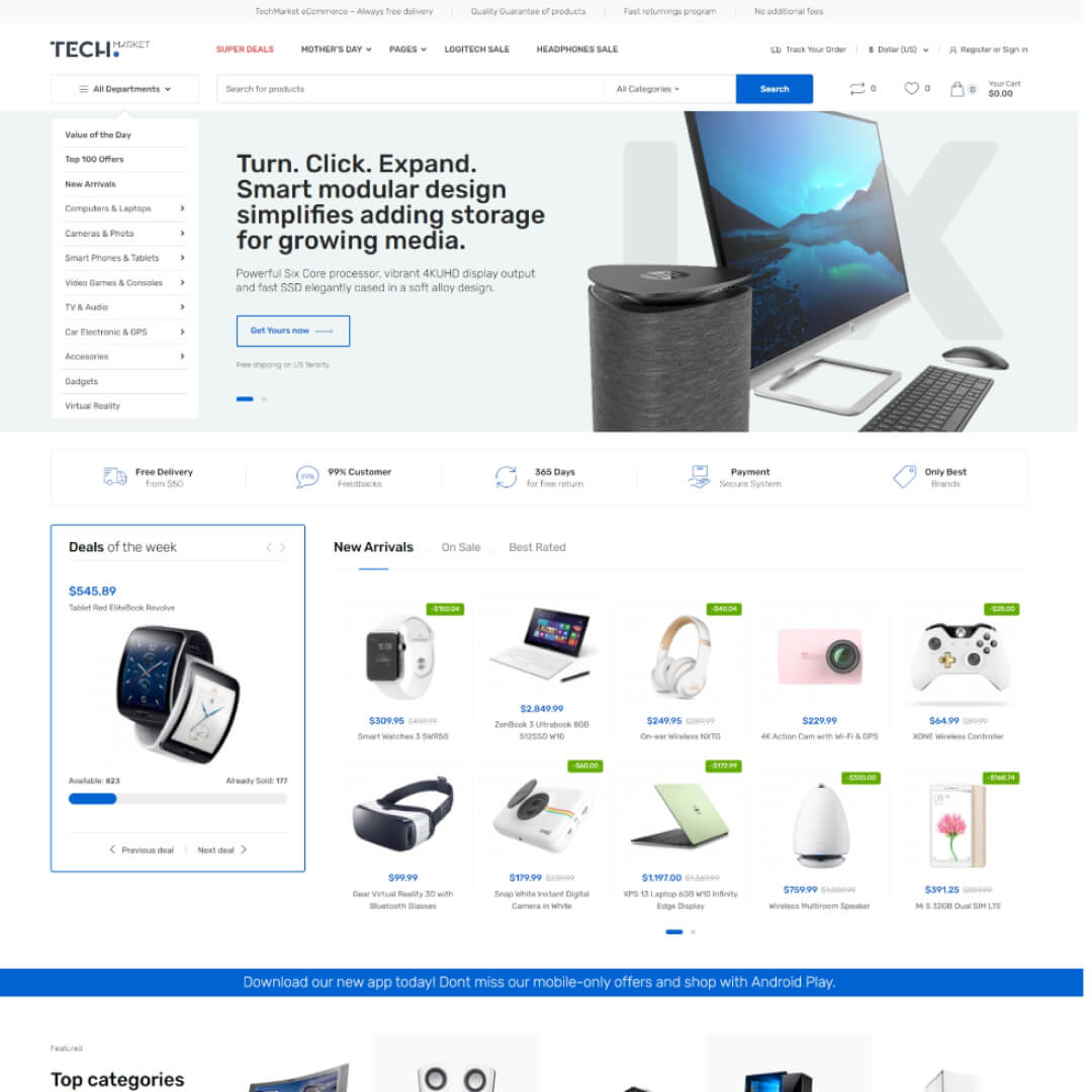 20 Best WooCommerce Themes for Electronics Ecommerce Store - WordPress ...