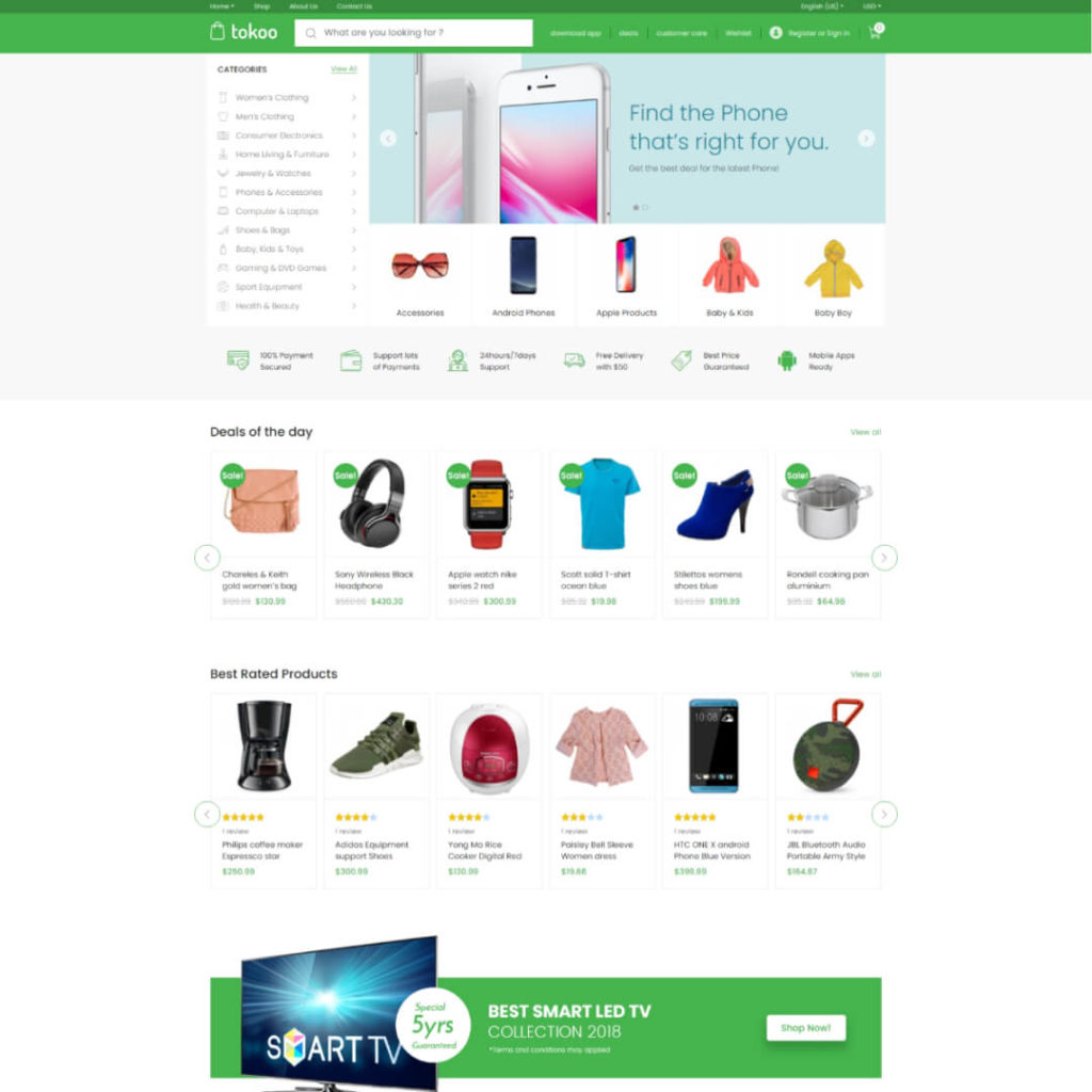 Tokoo - Electronics Ecommerce Store