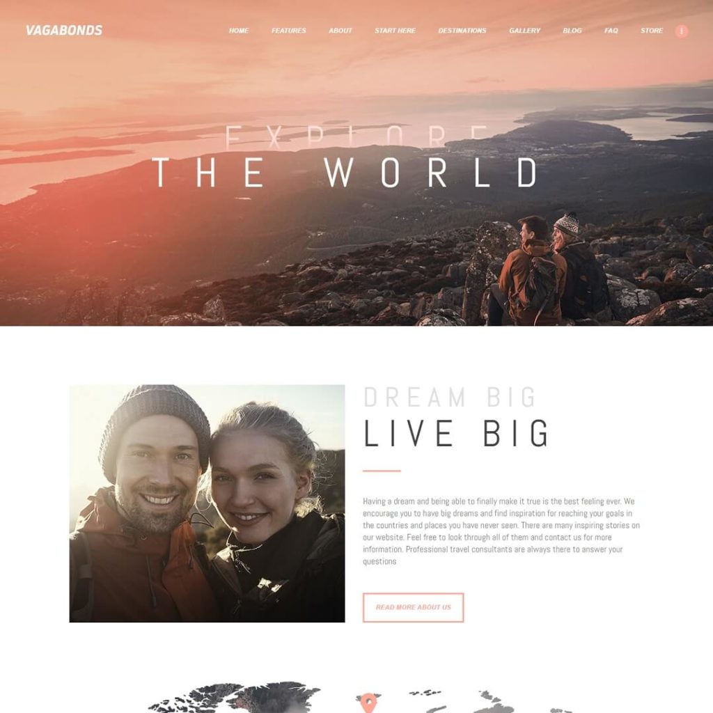 Vagabonds | Personal Travel & Lifestyle Blog WordPress Theme