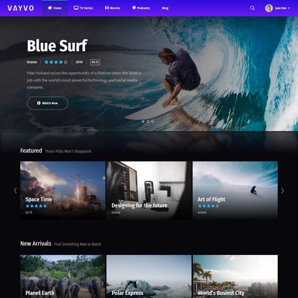 Vayvo - WordPress Video Theme