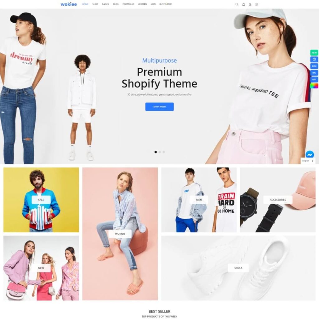 Wokiee  - Shopify Fashion Theme