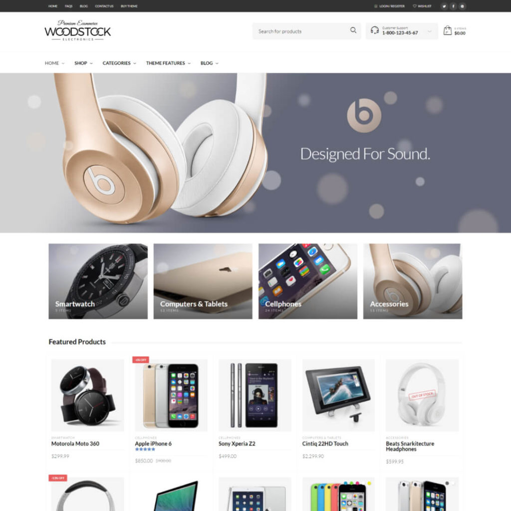 Woodstock - Electronics Ecommerce Store