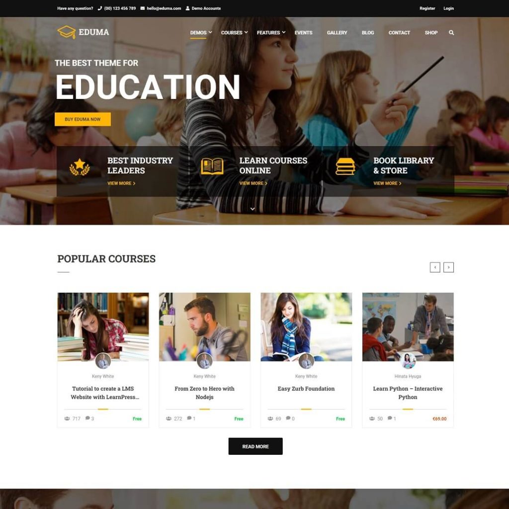 Eduma - Education WordPress Theme