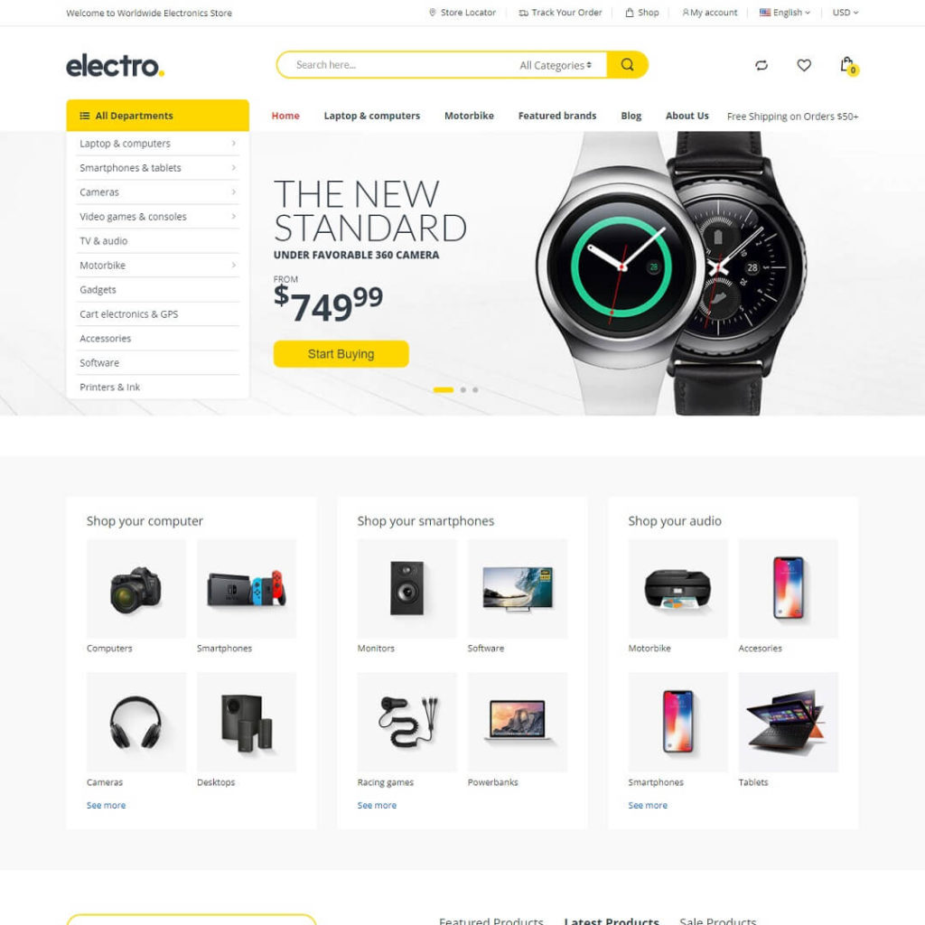 Electro 2 - Magento Website Builder Theme