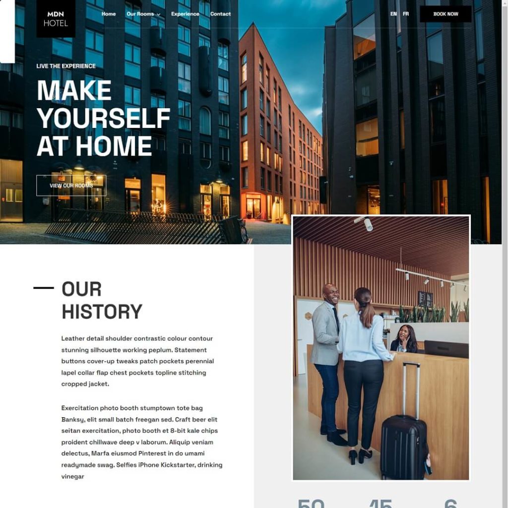 Hotel - Travel Agency WordPress Theme