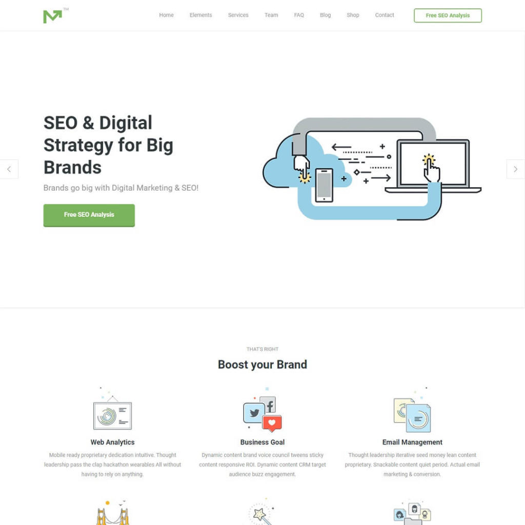 Marketing Pro - Best 15 SEO and Digital Marketing WordPress Agency Theme