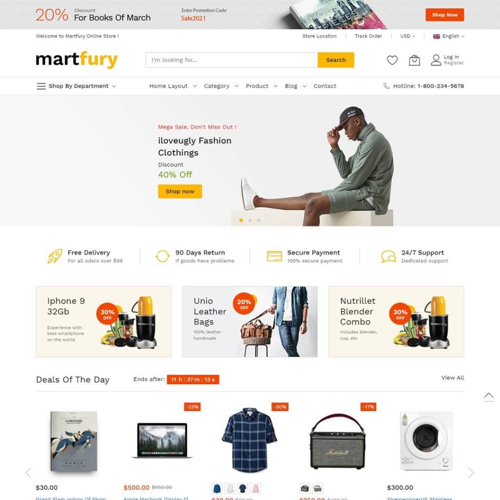 Martfury - Magento Website Builder Theme