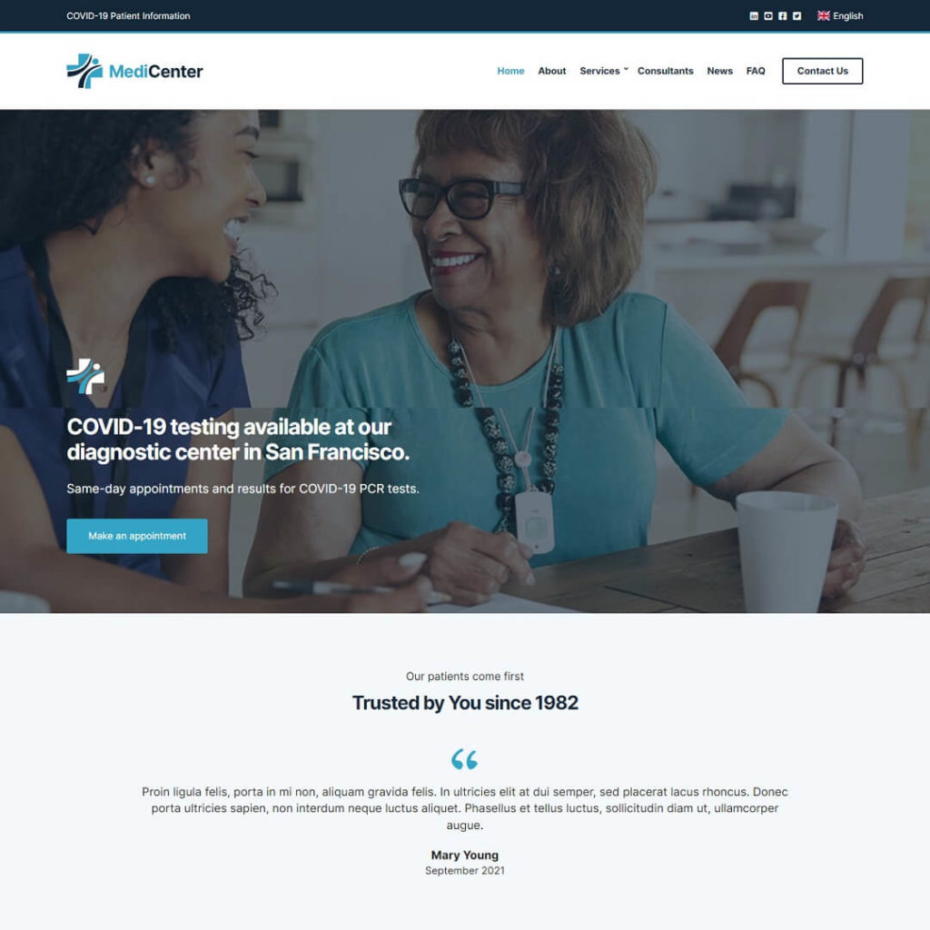 Medi - Hospital and Medical WordPress Theme