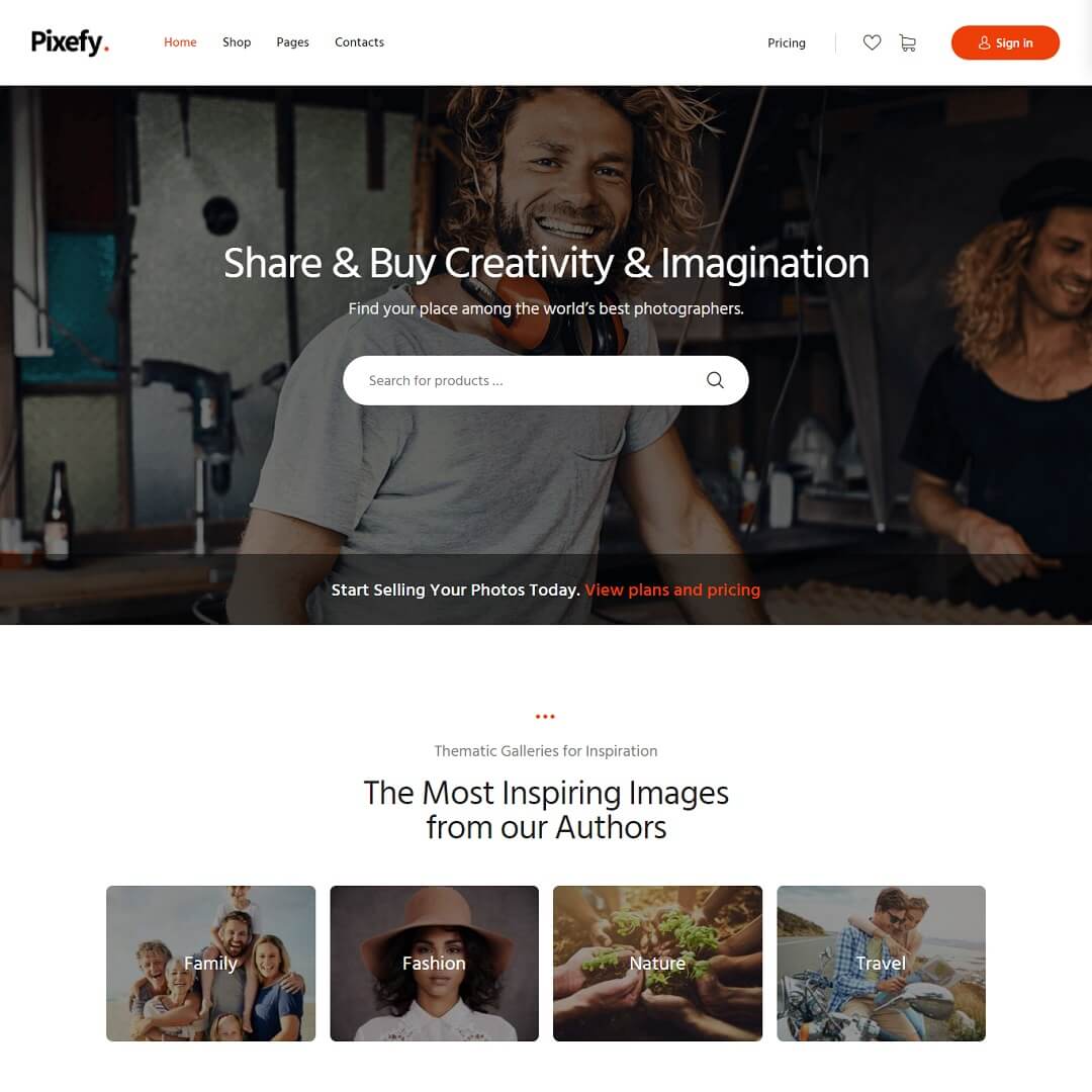 Pixefy - WordPress WooCommerce Marketplace Themes