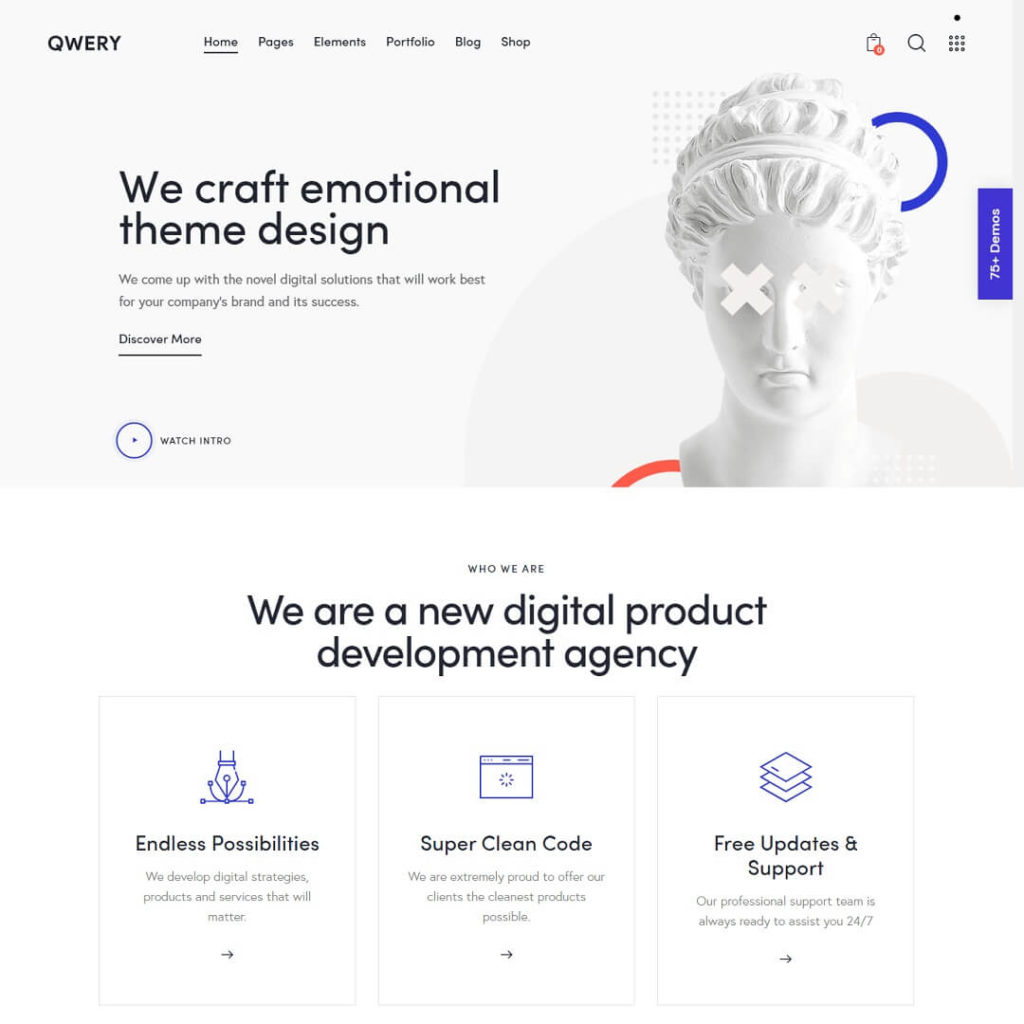 Qwery - Popular Business WordPress Themes