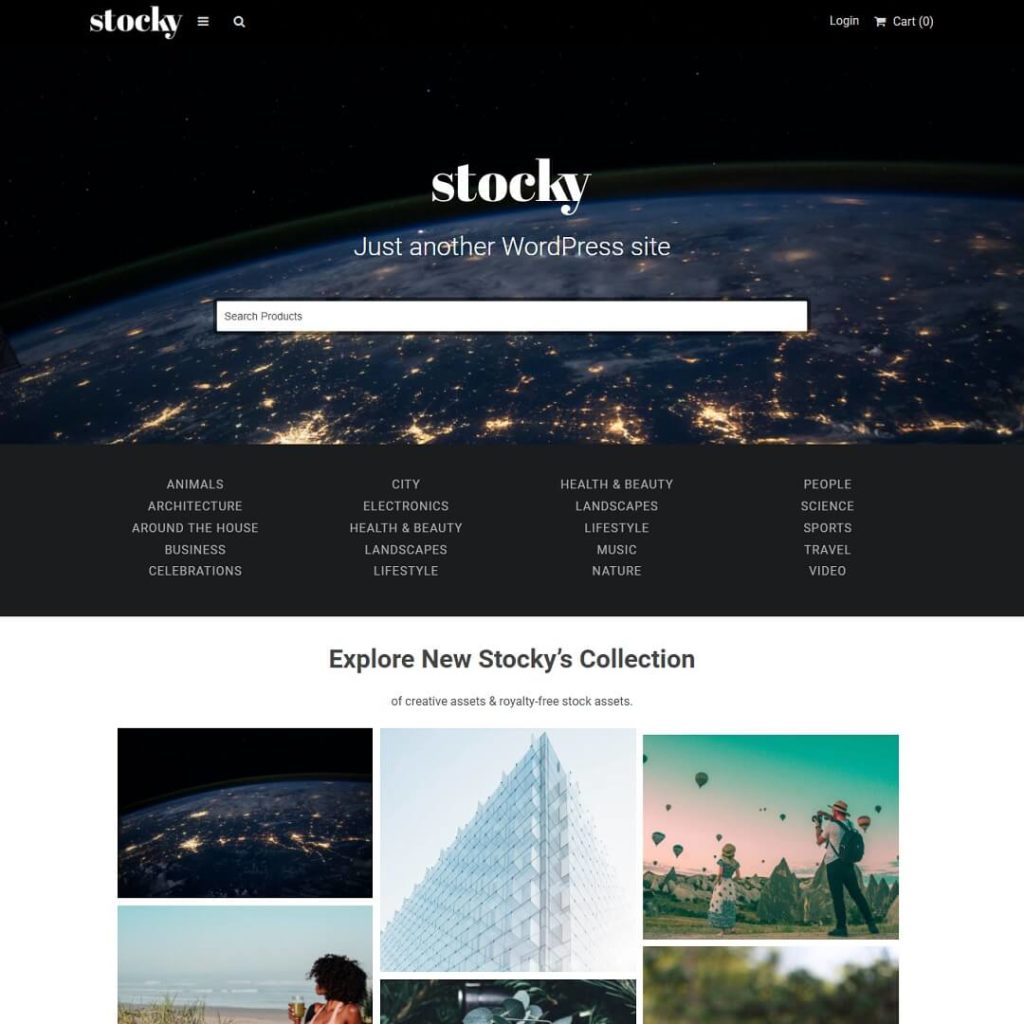 Stocky - EDD Based WordPress Marketplace Theme