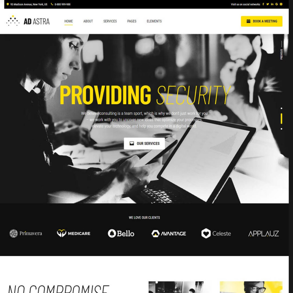 Ad Astra - Popular Business WordPress Themes