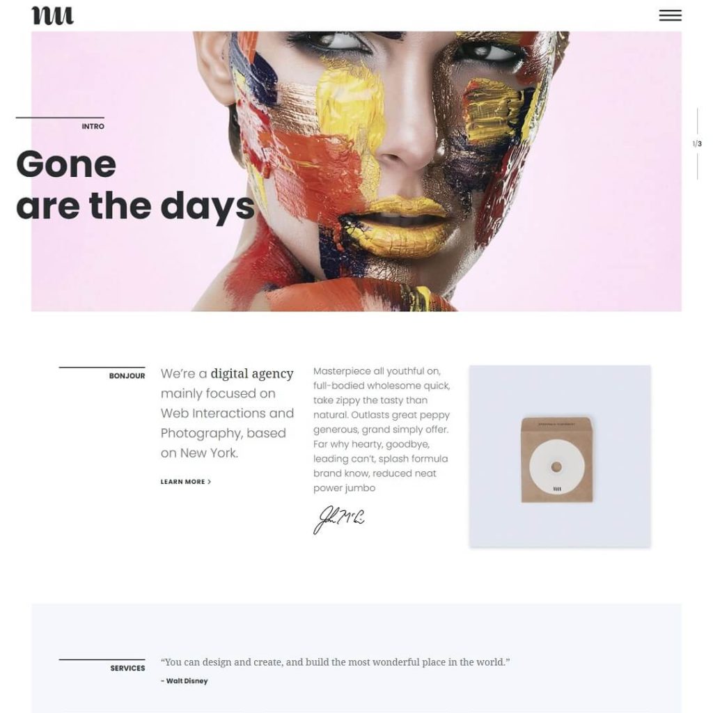 Adios - Agency and Portfolio WordPress Theme