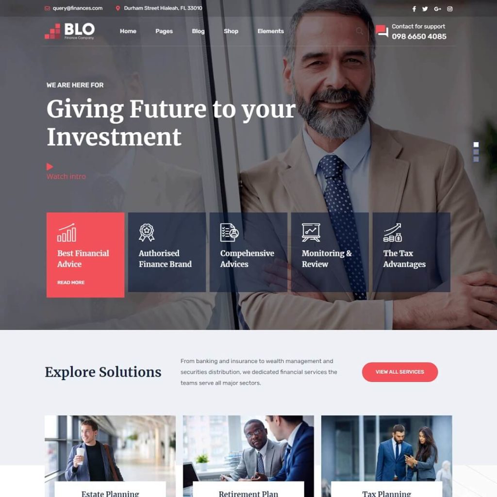 BLO - Popular Business WordPress Themes