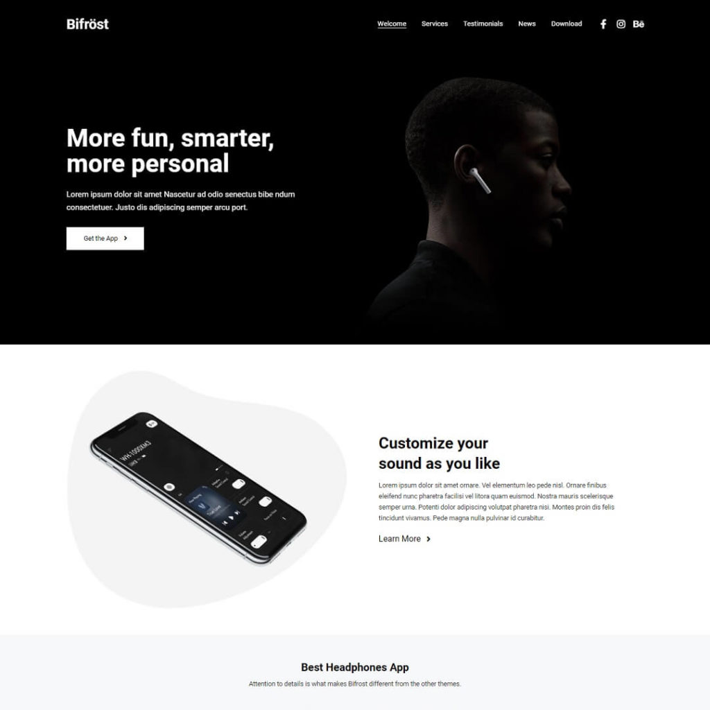 Bifrost - Agency and Portfolio WordPress Theme