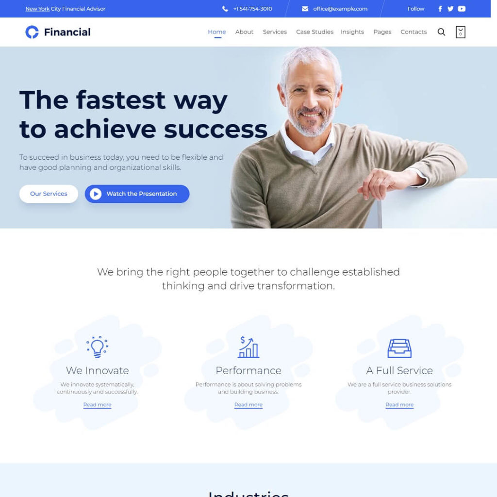 Consultancy - Popular Business WordPress Themes