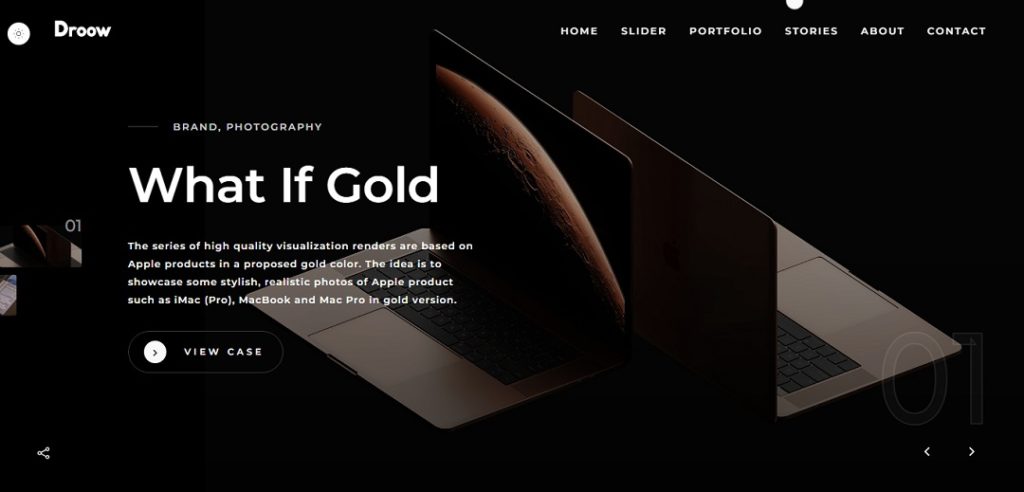 Droow - Portfolio WordPress Theme