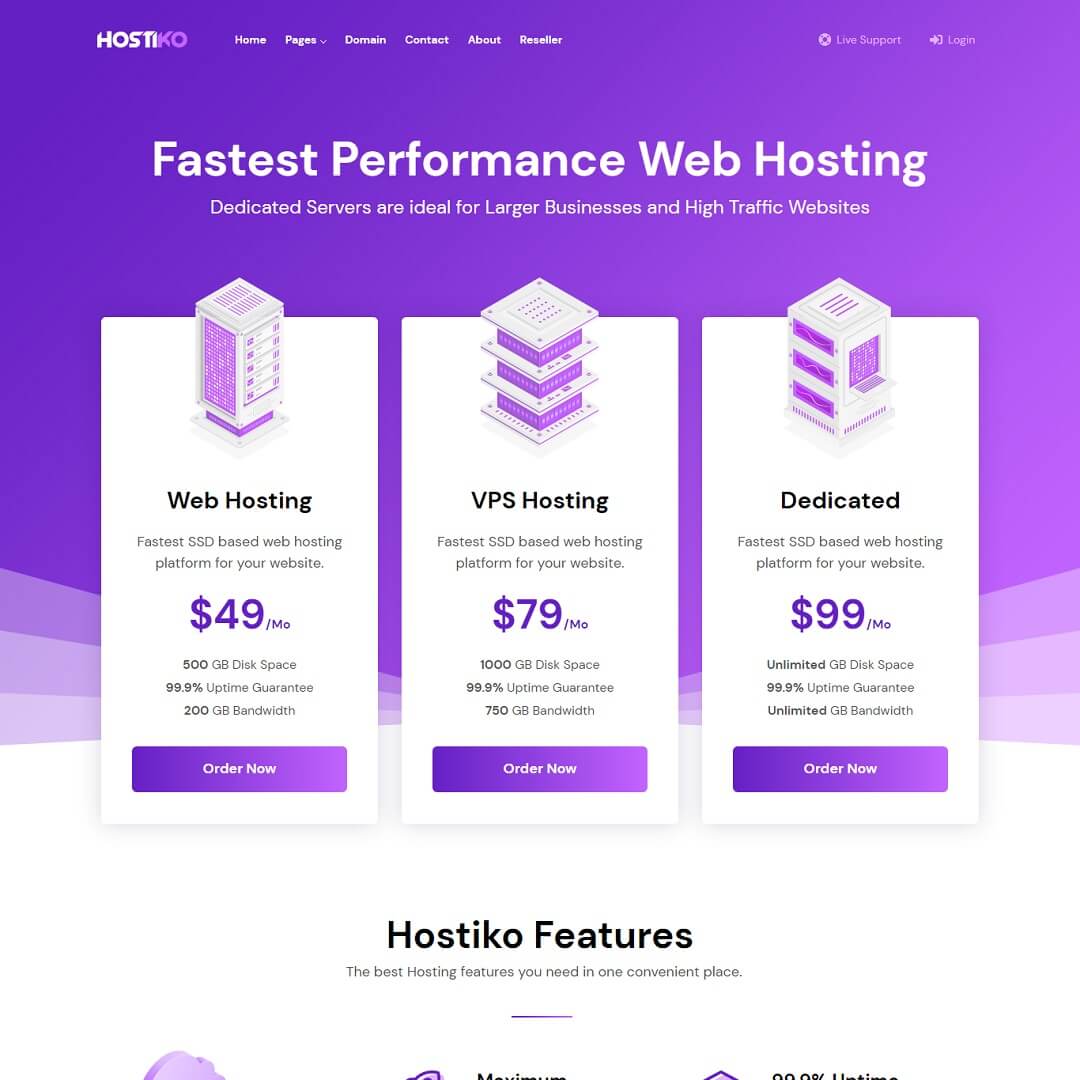 Top 18 Perfect Whmcs And Hosting Wordpress Theme Wordpress Themes And Website Templates 3573