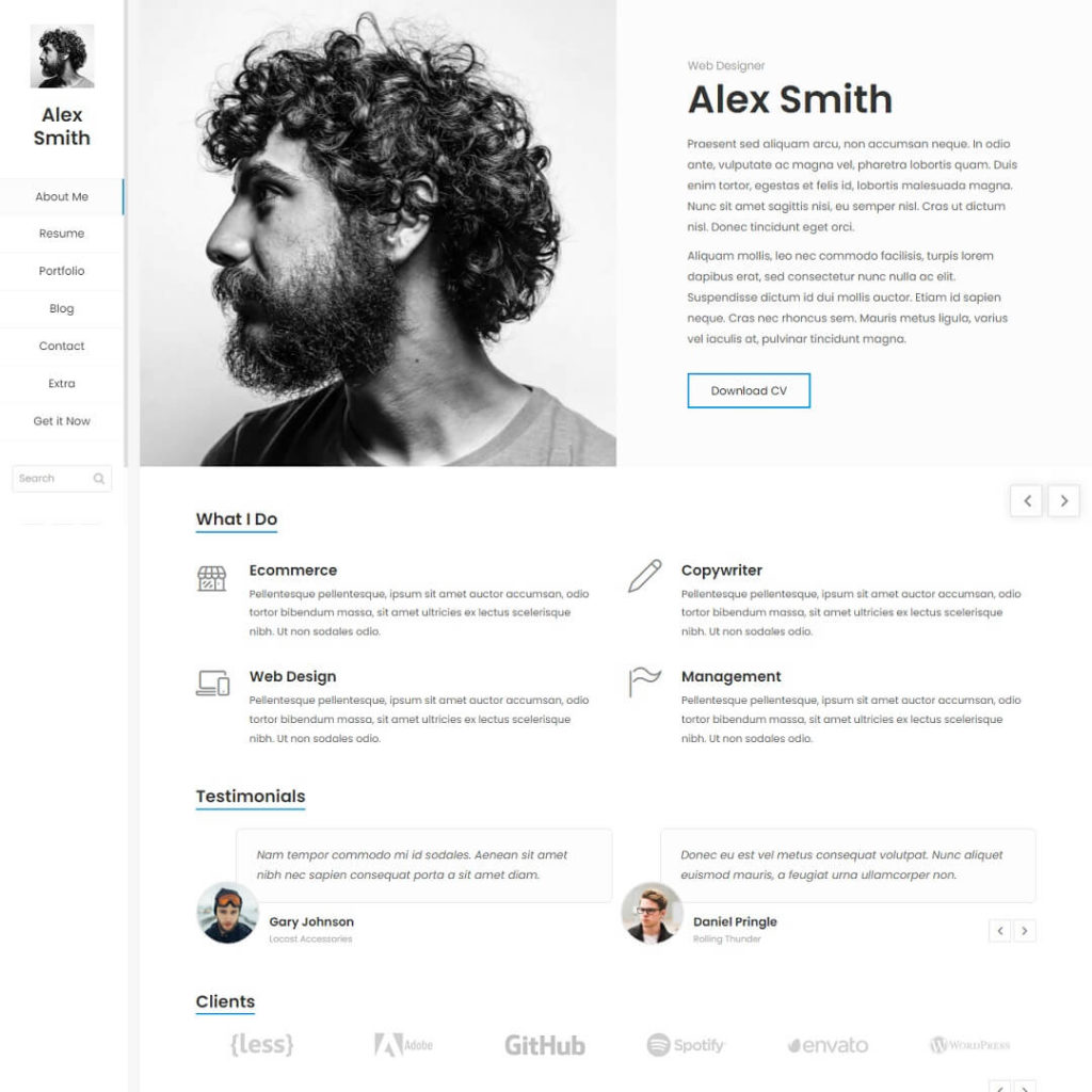 Kerge - Agency and Portfolio WordPress Theme