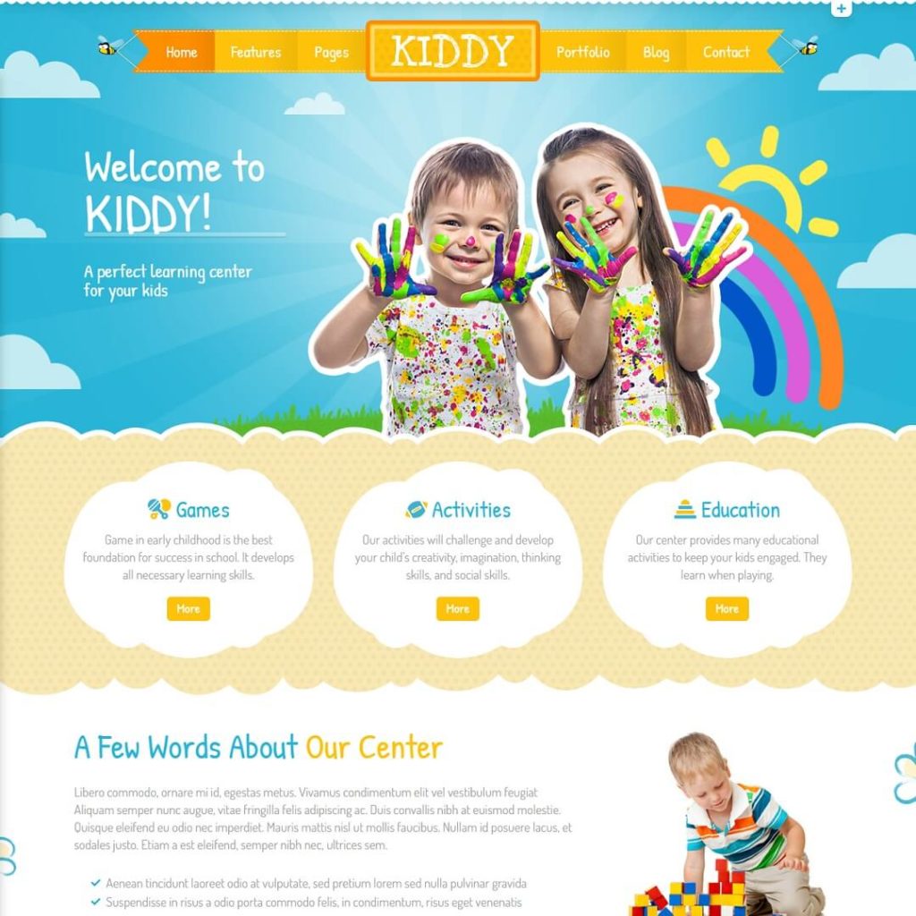 Kiddy - Education WordPress Theme