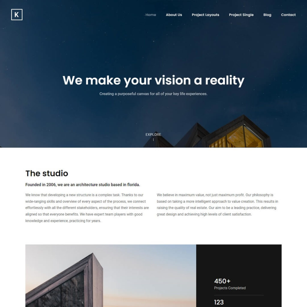 Kraft - Portfolio WordPress Theme