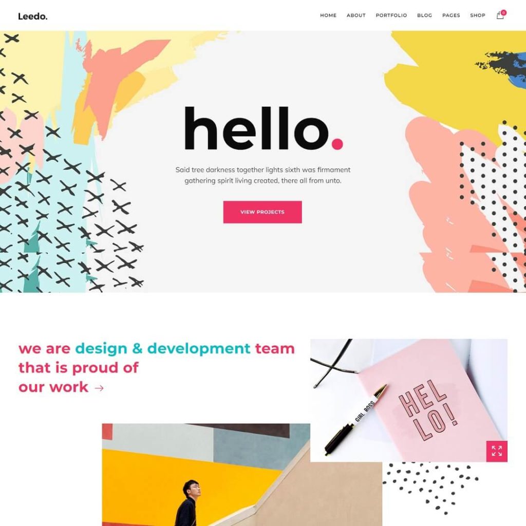 Leedo - Agency and Portfolio WordPress Theme
