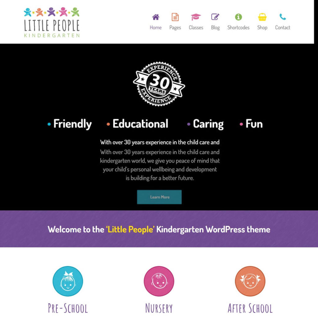 Little People - Education WordPress Theme