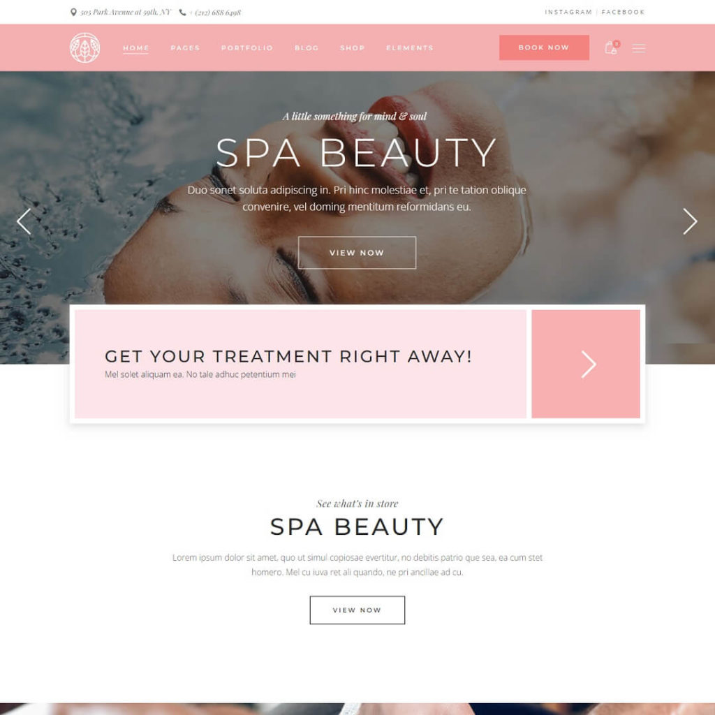 Oaza - Hair Salon WordPress Theme