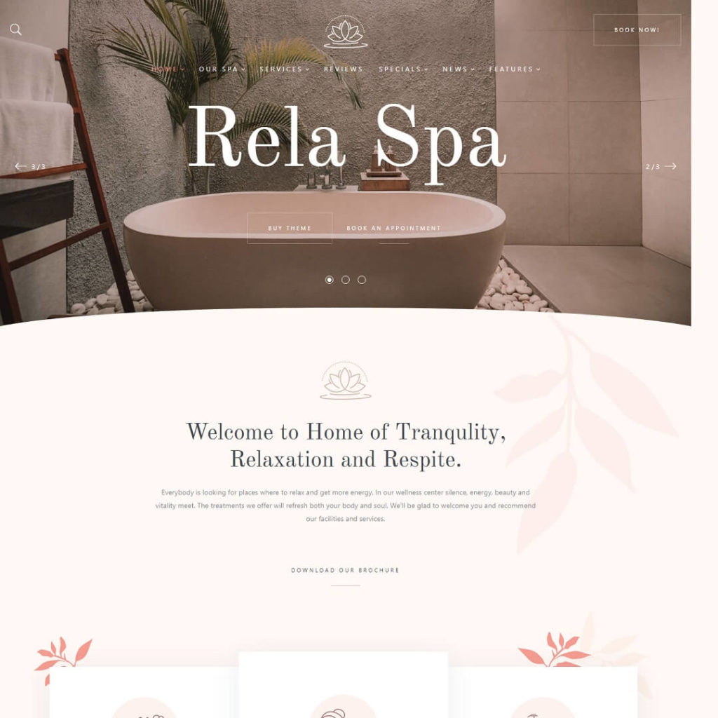 Rela - Hair Salon WordPress Theme