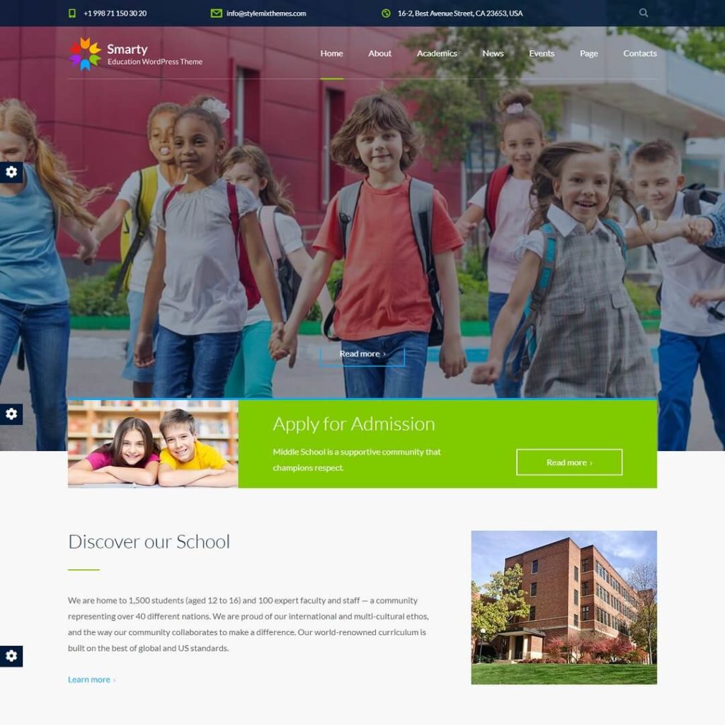 Smarty - Education WordPress Theme