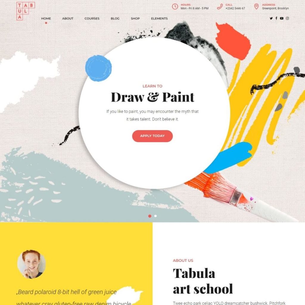 Tabula - Education WordPress Theme